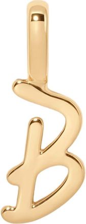 Made by Mary Script Initial Charm Gold Vermeil in Gold Vermeil Initial B at Nordstrom