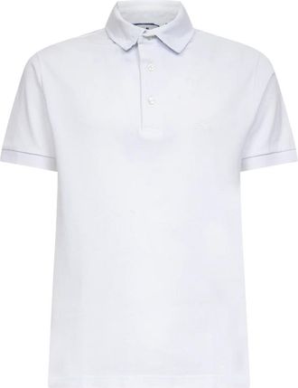 Etro Polo van Katoen Piqu&eacute; - Heren - Polos - Wit - S - Katoen - Tops