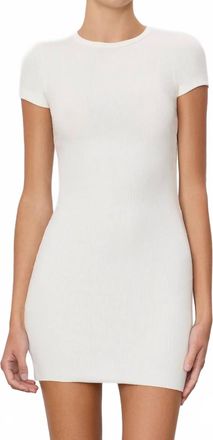 &Eacute;terne Cap Sleeve Mini Dress In Cream