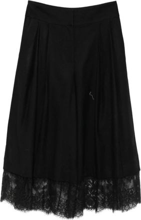 Zimmermann Culotte Valiant in pizzo - - Trousers - Donna - Nero - M
