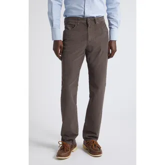 Boglioli Five-Pocket Stretch Corduroy Pants in Brown at Nordstrom, Size 30