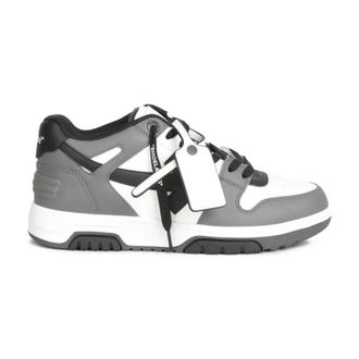 Off-white Schoenen, Heren, Veelkleurig, 45 EU, Leer, M-Out Of Office Calf Leather Sneakers