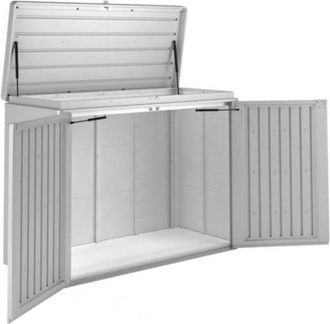 BIOHORT Arcon Baul Metalico Highboard 160 Color Gris Oscuro Metalizado