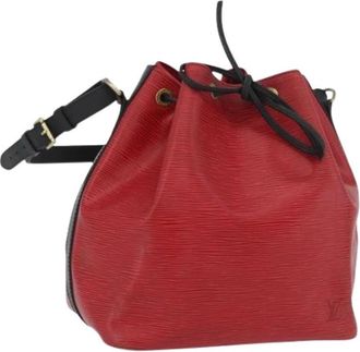 Louis Vuitton Pre-owned Vintage Bucket Bag - Dames - Vintage Tas - Rood - ONE Size - Leer - Vintage