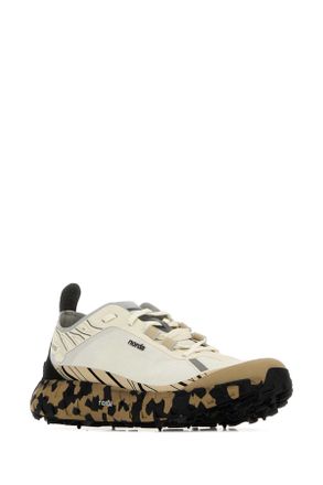Norda Mens Ivory Canvas Sneakers Abyss