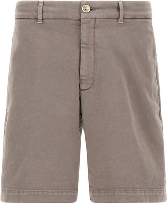 Brunello Cucinelli Denim Bermuda Shorts