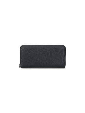 Maison Margiela Black Calf Leather Four Stitches Wallet