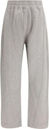 Ganni Grijze Katoenen Casual Broek