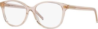 Saint Laurent 54mm Round optical glasses in Pink at Nordstrom