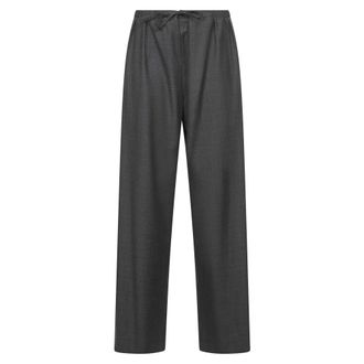 Loulou Studio Straight Trousers, female, Gray, 3XS, Cove Trousers