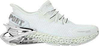 Plein Sport Thunder Force Gen X 01 Runner Sneaker - unisex - Hardloopschoenen - Wit - 45 EU - Polyester - Fitness