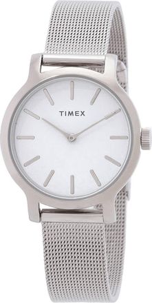 Timex Transcend Quartz White Dial Ladies Watch TW2U86700VQ