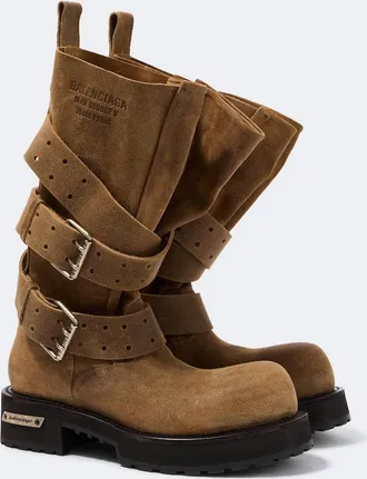 Balenciaga Botas biker Venom de ante