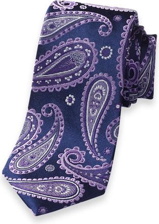 Paul Fredrick Paisley Woven Silk Tie