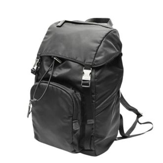 Prada Vintage, unisex, Zwart, ONE Size, Pre-owned Vintage Backpack