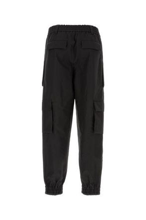 Alexander McQueen Alexander Mcqueen Mens Cotton Cargo Pants - Black - Size EU 50 (Mens)
