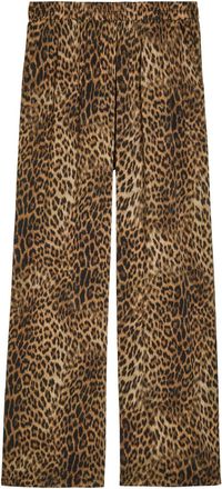 Melissa Odabash Olivia Leopard-print Woven Trousers - XL (UK16 / XL)