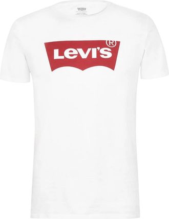 Levi's Heren Batwing Logo T-Shirt (Wit/rood)