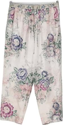 Pierre-Louis Mascia Broeken, Heren, Veelkleurig, M, Linnen, Aloe Broeken Silk