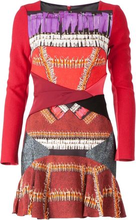 Peter Pilotto Twist dress - Rood