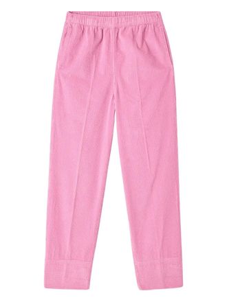 American Vintage Padow ribfluwelen broek - Roze