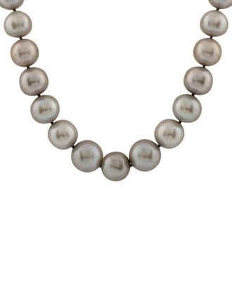 Splendid Pearls 14K 11-12Mm Freshwater Pearl Strand Necklace