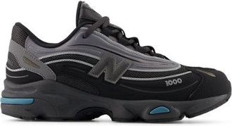 New Balance Ni&ntilde;os 1000 Lace en Negro/Gris, Talla 35.5