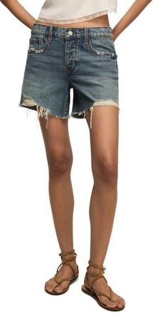 Lucky Brand Baggy Stretch Denim Shorts in Feel The Beat Wash at Nordstrom, Size 28