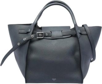 Celine Pre-owned Big Bag Tote - Dames - Vintage Shopper - Grijs - ONE Size - Leer - Vintage