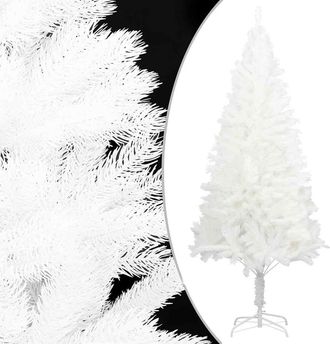 vidaXL Rbol Artificial De Navidad Con Hojas Realistas Blanco 240 Cm Vidaxl
