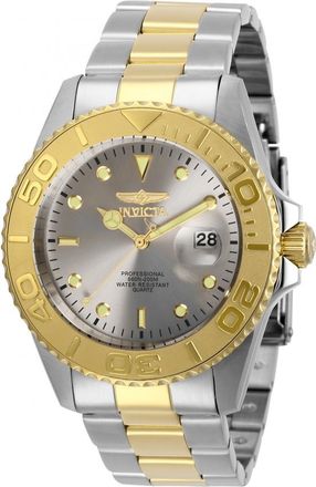 Invicta Pro Diver Quartz Grey Dial Mens Watch 29950