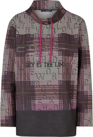 Doris Streich Sweatshirt met opstaande kraag - Heren - Longsleeves - Roze - M - Tops
