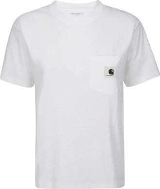 Carhartt Work in Progress Mujer, Camisetas, Blanco, Talla: M