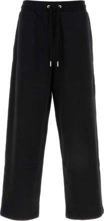 Ami Black Cotton Solid Joggers