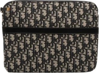Dior Pre-owned Clutches, female, Multicolor, Size: ONE SIZE Pre-owned Canvas Clutch