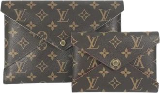 Louis Vuitton Tweedehands Canvas Louis Vuitton tassen - Dames - Vintage Accessoires - Bruin - ONE Size - Vintage