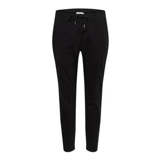 Cream Relaxed Fit Black Trousers - female - Cream - Sweatpants - Black - 2XL - Trousers