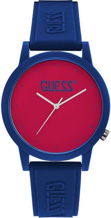 Guess Classic Red Dial Mens Watch V1040M4