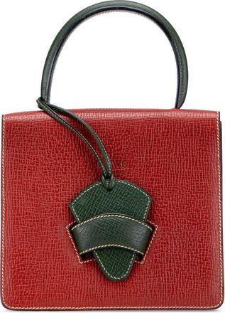 Loewe Pre-owned Loewe Textured Leather Barcelona Handbag Ladies IK2FPUWTHBUMHAOG