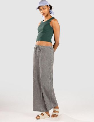 Blue Tomato Long Linen Hose schwarz