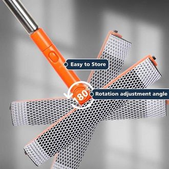 OEM Limpiacristales Profesional 2 En 1 Con Mango Largo De Acero Inoxidable Tambi&eacute;n Se Puede Usar Como Esponja. Ideal Para Limpiar Ventanas De Coche