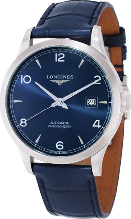 Longines Record Automatic Chronometer Blue Dial Mens Watch L2.821.4.96.4