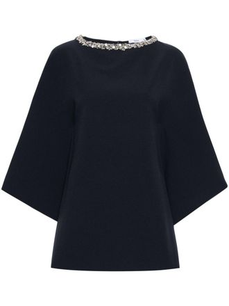 SAFiYAA Blusa Arama con strass