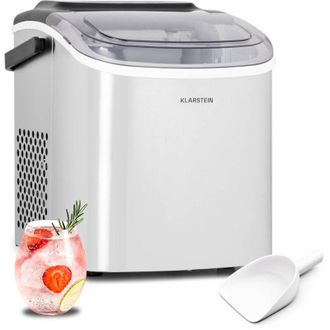 Klarstein Klarstein Caldwell macchina per ghiaccio a cubetti Bulleteis 12kg/24h serbatoio acqua: 1,3 l