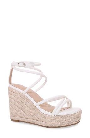 Berness Rhea Espadrille Wedge Sandal in White at Nordstrom Rack, Size 7.5