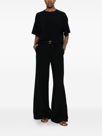 Fabiana Filippi Shimmer Cotton T-Shirt - Black