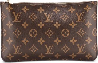 Louis Vuitton Neverfull Pochette Monogram Canvas Large pouch - Bruin