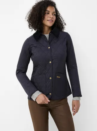 Barbour Womens Annandale corduroy collar quilted jacket