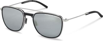 Porsche Design P8690 C Mens Sunglasses Silver Size 57