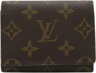 Louis Vuitton Pre-owned Wallets, female, Brown, Size: ONE SIZE Pre-owned Monogram Business card case